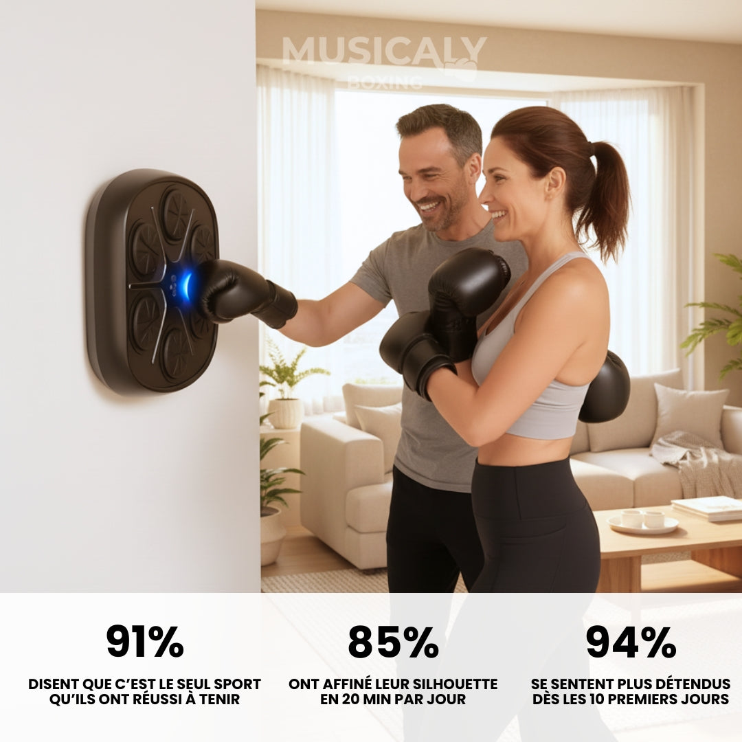 Musicaly Boxing - Gants + Ceinture OFFERTS